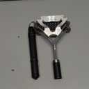 GRILLART Grill Brush for Outdoor Grill Bristle Free - Safe BBQ Grill Cleaner Brush - 18" BBQ Brush for Grill Cleaning Kit -Stainless Grill Cleaning Brush BBQ Grill Accessories Tools- Gifts for Men Dad (Silver)