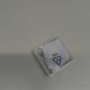 Tieuwant AirTag Holder Case- Aluminum Alloy Keychain for Apple AirTag Tracker(1 & 2 Gen) (Klein Blue)