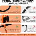 Upgraded Multifunction Pedal Resistance Band with Handle, Exercise Bands with 3 Tube Adjustable Resistance Bands, Pedal, Door Anchor and 3 Handles, for Full Body Training for Abs Arm Leg Waist Workout