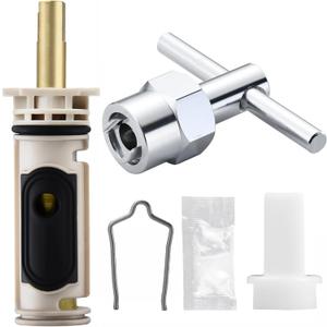 Tearel Shower Cartridge Compatible with Moen 1222 Replacement Cartridge with Removal Tool 104421, Compatible with One Handle Posi Temp Shower Faucets