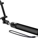 Cellet Selfie Stick Extendable Adjustable, for All Smartphones iPhones, Samsung Galaxy, Google Pixel, Go Pro and Cameras - Black