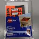 Avery Preprinted Shipping Labels, "Fragile Handle with Care" Label Stickers, 3" x 5", Non-Printable, 40 Rectangle Labels Total (5283)