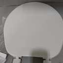 Bemis 70 Durable Plastic Toilet Seat, Round, White