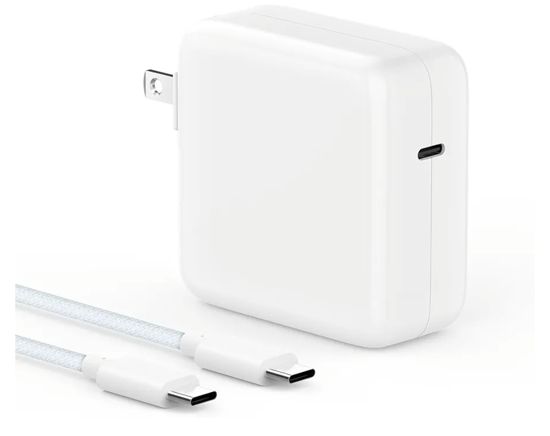 ixcv Mac Book Pro Charger  118W USB C Charger Fast Charger Compatible with MacBook Pro/Air, M1 M2 M3 M4 M5, iPad Pro, Samsung Galaxy, and More USBC Devices(6.6 ft Cable Included)