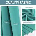 ChrisDowa Blackout Curtains 108 Inches Long for Living Room, Grommet Thermal Insulated Room Darkening Curtains for Bedroom (1 Panel Set, Teal, 52W x 108L)