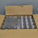 100 Pack 12 Count Plastic Egg Cartons - Bulk Cheap Clear Reusable Egg Containers for Chicken Eggs, Dozen Egg Storage Solutions.