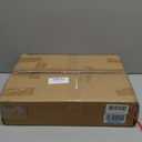 Brown TV Tray Table with 9-Level Adjustable Height, Lockable Flip-Top & Rounded Metal Corners, C Shaped Sofa Side End Table for Couch, Bed, Chair, Living Room, Snack Table for Eating, Dinner or Laptop