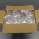 LUODA 32 Pack Silver Plastic Glasses,12 Oz Disposable Whiskey Glasses, Silver Stemless Diamond Shaped Glasses For Serving , Cocktail, Whiskey,Wedding