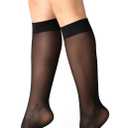 On the Go Women's Trouser Socks (1 Pair Pack, Black) (Black)