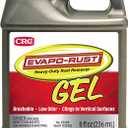 CRC Evapo-Rust Gel Rust Remover, 8 Fl Oz, Rust Remover for Vertical Surfaces, Eliminates Oxides from Aluminum, Cast Iron, and Steel