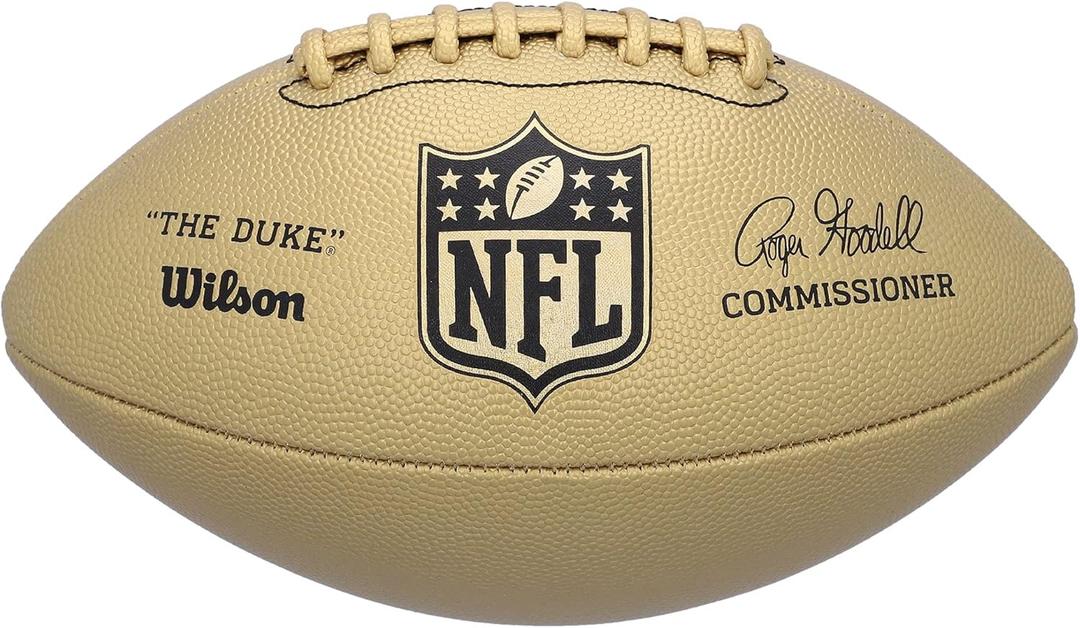 Wilson NFL Authentic Footballs - The Duke (Official, Gold)