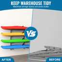 Kayak Storage Rack, Kayak Wall Mount Rack, Kayak Rack for Garage, 4 Tier Adjustable Kayak Racks for Hanging Indoor Outdoor Holds 400 LBS