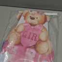 2 Sets Baby Shower Plastic Yard Sign with Stakes Baby Bear Gender Reveal Outdoor Decorations Blue Pink Boy or Girl Yard Sign He She Bear Lawn Sign Newborn Welcome Sign for Gender Reveal Party Supplies