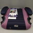 Chicco GoFit ClearTex Backless Booster Car Seat, Travel Booster Seat for Car, Portable Car Booster Seat for Children at Least 4 Years Old and 40-110 lbs., Orchid/Navy, Mfg Date: 10/2025