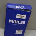 MIULEE Pack of 4 Couch Throw Pillow Covers 18x18 Inch Neutral Navy/Grey Soft Decorative Chenille Pillow Covers Farmhouse Accent Cushion Covers for Boho Home Decor Sofa Bedroom Living Room