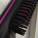 Go Brush Pro 2026, Portable Straightener Brushs for Travel, with LCD Temperature Display, Fast Heating Cordless Mini Hair Brushs (Black)