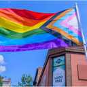 Homissor Pride Flag 6x10 Gay Flags Outdoor Rainbow LGBT Community Lesbian Transgender Bisexual Banner Fade Resistant for Indoor Outdoor