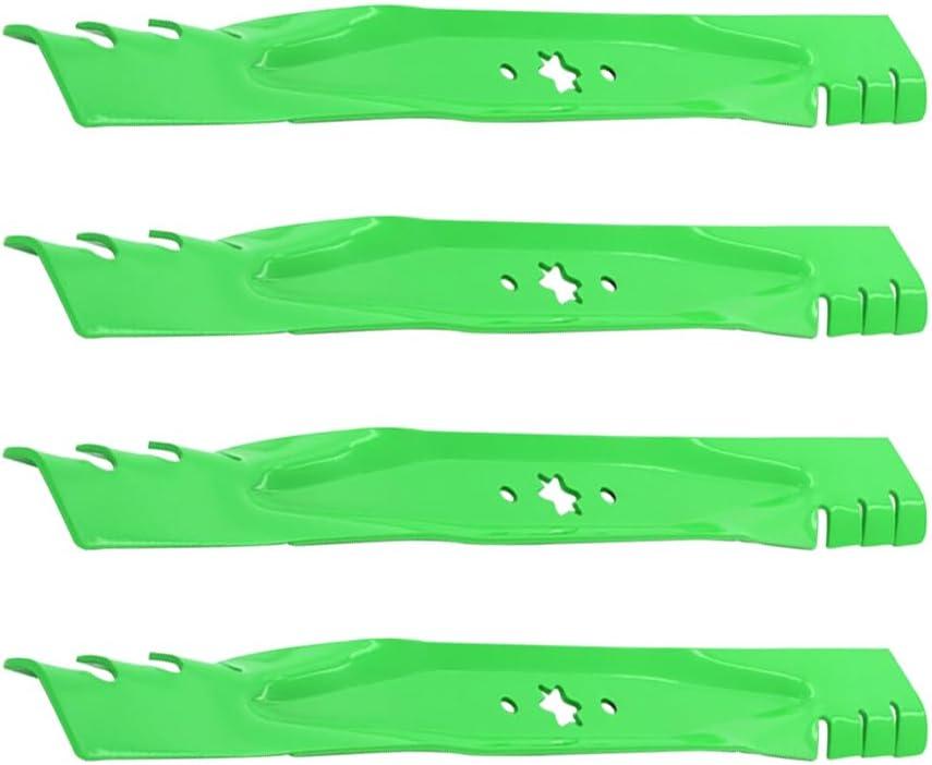 Lawn Mower Blades 942-04308-X Replacement for Cub Cadet MTD Troy Bilt 42'' Cut Deck Mower Blades Compatible with RZT42 LTX1042KW XT2-LX42 TB42 T105, 4 PCS
