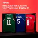 Jersey Frame Display Case Sports Jersey Display Frame with 98% UV Protection for Football, Baseball, Basketball, Hockey, Soccer, Uniform & T-Shirt