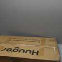 Huuger Folding Desk for Small Spaces, 31.5 Inch Foldable Computer Table, for Home Office, Study, Bedroom, Dorm, Space Saving, Small Writing Work Office Computer Desk, Easy to Fold, Rustic Brown