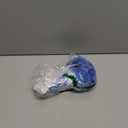 Women Summer Asymmetrical Mesh Strapless Tube Tops Going Out Outfits (Medium, Blue Floral)