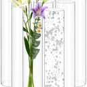 12Pack Glass Cylinder Vases for Centerpieces - 16 Inch Tall Flower Vase for Wedding Decorations, Floating Candle Holder Vase Bulk,Glass Hurricane Candle Holders for Table Shelf, Party, Home Decor