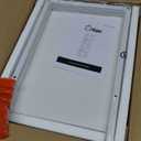 Furologee White Tall Bookshelf, Narrow Bookcase with 6 Shelves, Modern Freestanding Shelf Units, Metal and Wood Display Storage Corner Rack Organizer for Living Room, Home Office, Hallway, Bathroom