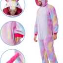 Spooktacular Creations Halloween Unicorn Costume, Unisex Adult Unicorn Jumpsuit for Halloween Cosplay Themed Parties (Pink, L)