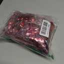 Arrowbash 33 Pcs Burgundy Maroon White Birthday Decorations Include Happy Birthday Banner, Red Tinsel Foil Backdrop, Tissue Paper Pom Poms, Circle Dots Garland, Bow Balloons, Paper Tassels