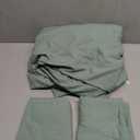 Bedsure Sage Green Duvet Cover Queen Size - 3 Pieces Prewashed Cotton-Like Polyester Extra Soft Bedding Set, Includes 1 Duvet Cover 90x90 Inches with Zipper Closure & 2 Pillow Shams, No Comforter