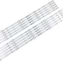 10 Pieces LED Backlight Strips for 55'' TV LB55135 NS-55DF710NA19 LBM550M0501-PJ-4(L) 55UN70006LA