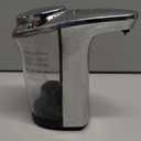 Automatic Soap Dispenser, Touchless Dish Soap Dispenser 17oz/500ml with Infrared Sensor, 5 Adjustable Soap Dispensing Levels, Liquid Hand Dispenser for Bathroom Kitchen Sink (Silver)