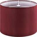 GOSO 13" Burgundy Red Lamp Shade for Table Lamps Floor Lamps,13×13 ×10 inch (Spider) Mediun Drum Lamp Shades Replacement for Bedroom and Living Room,Modern Lampshades Art Decoration,Required Assembly