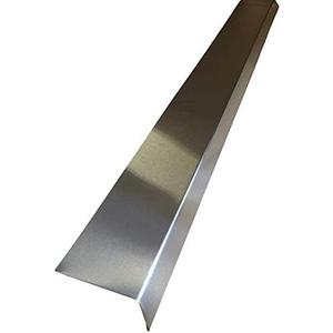 EAGLE 1 - (5 FT Long) Roof Drip Edge Flashing- 26 Gauge- 60"x4" x1.5"- 75 Degree Angle - Easy to Install- Matching Screws and Hex Bit Driver Included- Many Colors (2, Stainless Steel)