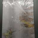 VAYIMDH Minimalist Wall Decor White with Gold Canvas Wall Art Grunge Posters Modern Abstract Paintings for Living Room Bedroom Dining Room 29"x 58" (Beige)