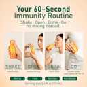 ALFA VITAMINS Vitamin C Shot 1000mg with Zinc, Ginger & Echinacea  Supports Immune Health & Daily Wellness  Orange Flavor  2.4 FL Oz Bottle  20 Pack