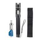 Visual Fault Locator 30KM,VFL Fiber Optic Tester with Single Mode 9/125um FC to LC Adapter, Fiber Light Tester for Fiber Network Cable Test(White)