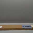 UNISHADES No Drill Blinds for Windows 1" Vinyl L-Shaped Slats Cordless Mini Blinds for Home, for Window Size 46" W  48" H White