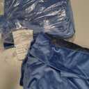 JIUZHEN Blue Blackout Velvet Curtains Rod Pocket Home Deco Room Darkening Noise Reducing Curtain Panels for Living Room/Nursery/Bedroom/Kitchen, 2 Panels, 52W x 63L