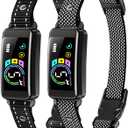 Bark Collar, 2 Pack Smart Dog Bark Collar for Large Medium Small Dogs, Anti Barking Device for Dogs Training Collar with Beep Vibration Harmless Shock, 5 Adjustable Sensitivity (Black)
