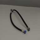 Quick Connect Faucet Hose Replacement Hot & Cold Water Mixer Line for Widespread Faucet with Snap-in Fast Lock, Bathroom 3 Holes Faucet Quick Connect Hose, QCH001