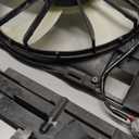 SEBLAFF TO3115181 163630T020 Radiator Condenser Cooling Fan Assembly 2014-2019 Corolla 163610T041 1647123030 16711-0T131 12V Black