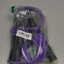 2026 Upgraded Durable Pedal Resistance Band with Handle, Thickened Latex Tubes and Soft Foam Fabric Foot Pedal, Sit Up Exercise Equipment for Abdomen, Waist, Arm, Core/ABS, Leg, Physical Therapy (Purple)