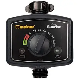 Melnor 65164AMZ Sunrise Daily Water Timer, Black