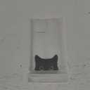 Compatible with iPhone 16 Pro Max Case Clear Cute for Women - Rugged Phone Cases Funda Protector Cover Skin (Black Cat Ears Animal)