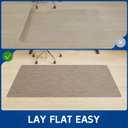 Office Chair Mat for Hardwood & Tile Floor, 30" x 48" Anti-Slip Desk Chair Mat, Easy Glide Floor Protector for Rolling Chairs, Floor Mat for Office Chair for Home Office (Dark Brown), 30'' x 48'' Rectangle