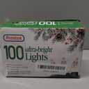 PREXTEX 100 Count Clear Christmas Lights - 20 ft Ultra Bright String Lights with Green Wire for Indoor and Outdoor Use, Christmas Trees, Holidays, Patios and Garden