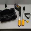 Cordless Snow Shovel Compatible with DeWalt 20V MAX Battery (Tool Only), 11" Lightweight Electric Snow Blower with 20FT Max Throw & Adjustable Handle, Snow Thrower for Driveway, Deck, Patio & Steps (Black+Yellow)