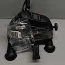 Portable Mini Cycle Bike Foot Pedal Exercise Machine Arm and Leg Recovery Peddler Exerciser Under Desk (Black)