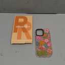 Rosarnnah for iPhone 17 Case Cute - Durable Shockproof 6.6 ft Drop Impact Phone Case - Funny Passion Flower Design (6.3") Clear